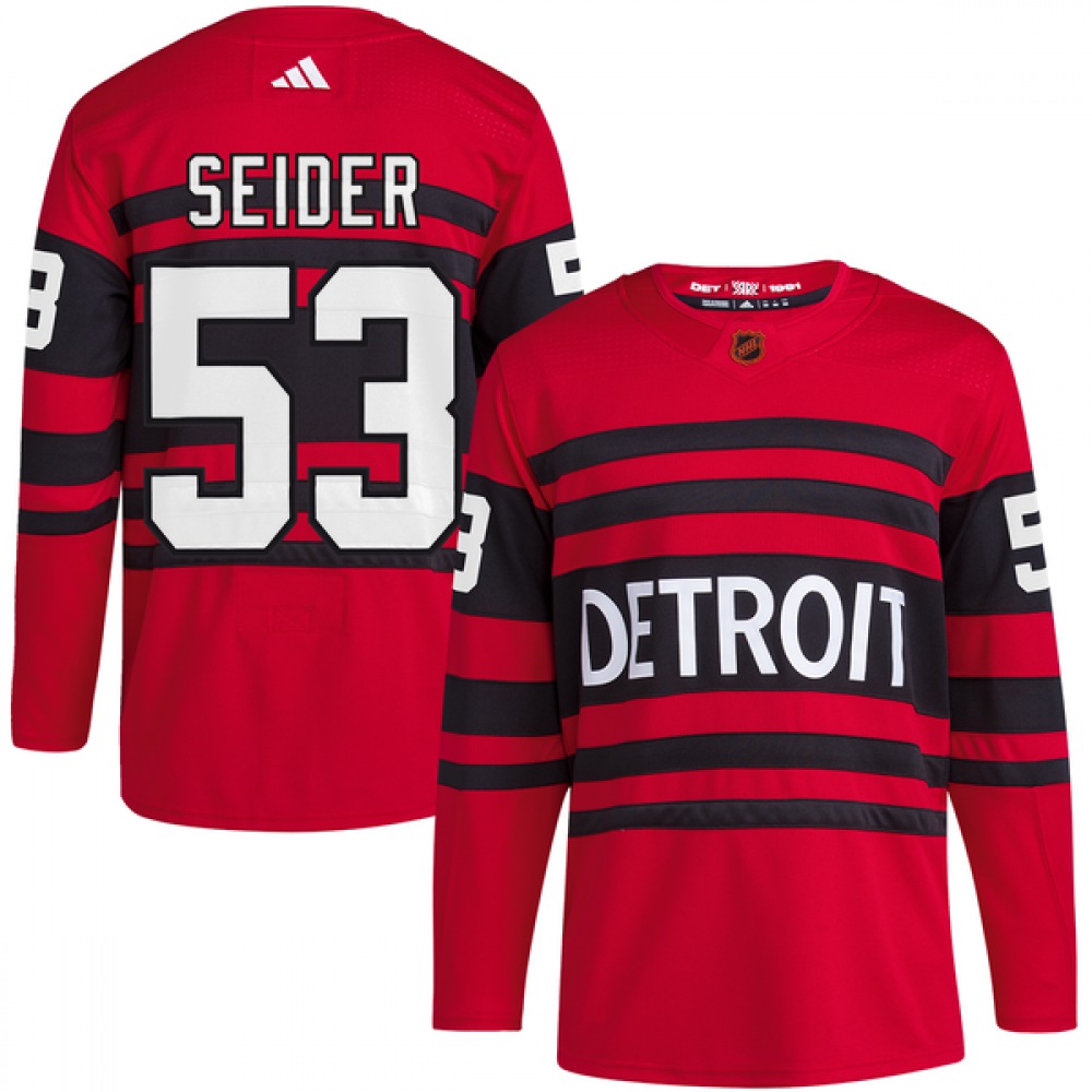 Moritz Seider Detroit Red Wings adidas Reverse Retro 2.0 Authentic Player Jersey - Red-Pro Kit Vault | Brand New 26/27 Sports Jerseys